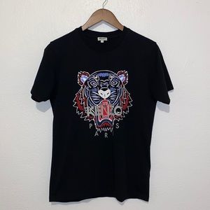 Kenzo Paris Cotton Lion Head Graphic Tee